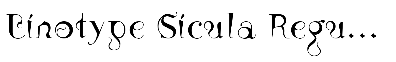 Linotype Sicula Regular